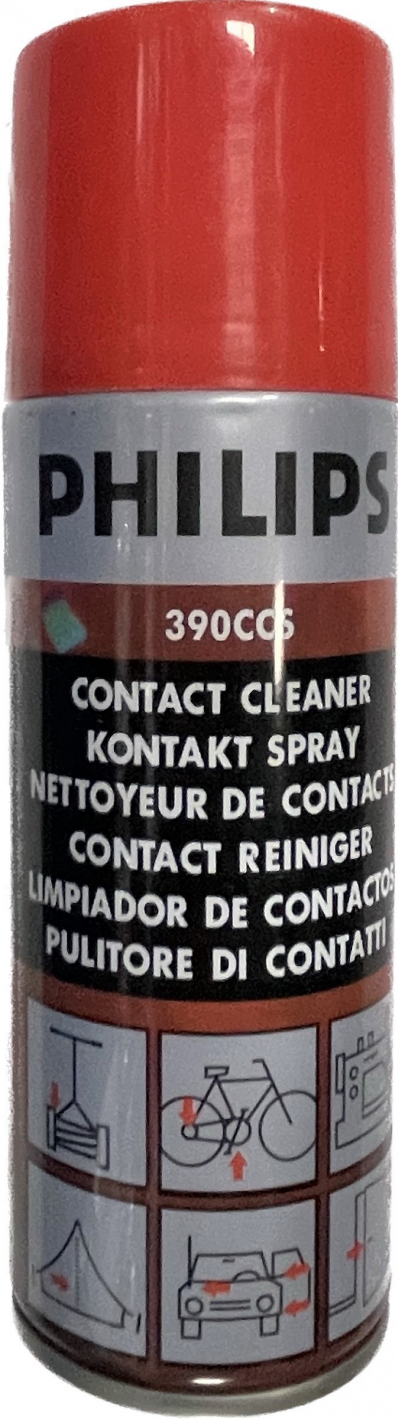 สเปรย์น้ำยาทำความสะอาดแผงวงจร อเนกประสงค์ Philips 390CCS